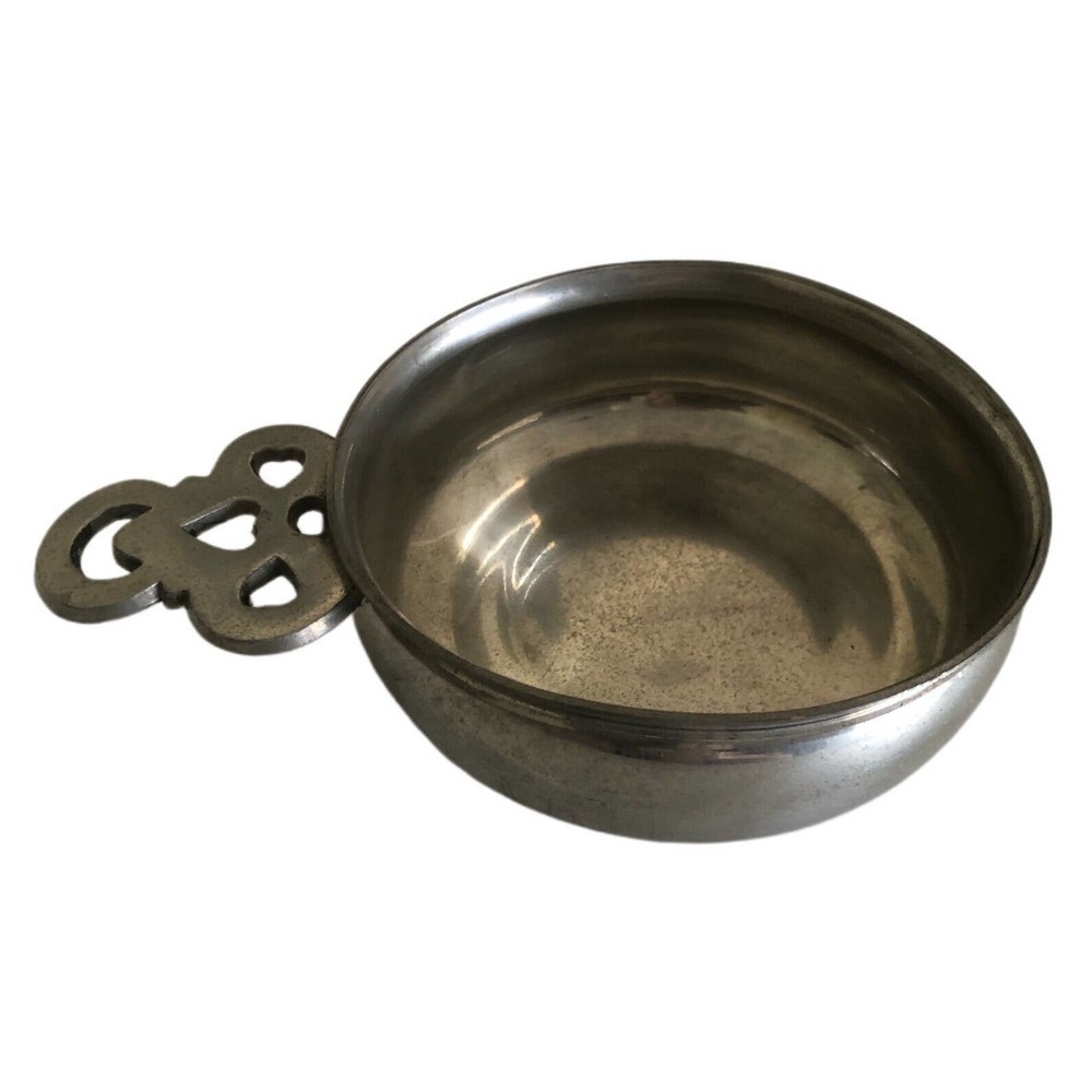 Vintage Williamburg Steiff Pewter Porringer CW16-13 5” Bowl